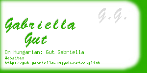 gabriella gut business card